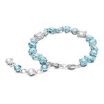 Pulsera-Gema-Tallas-mixtas-Azul-Baño-de-rodio