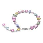 Pulsera-Gema-Tallas-mixtas-Multicolor-Baño-de-rodio