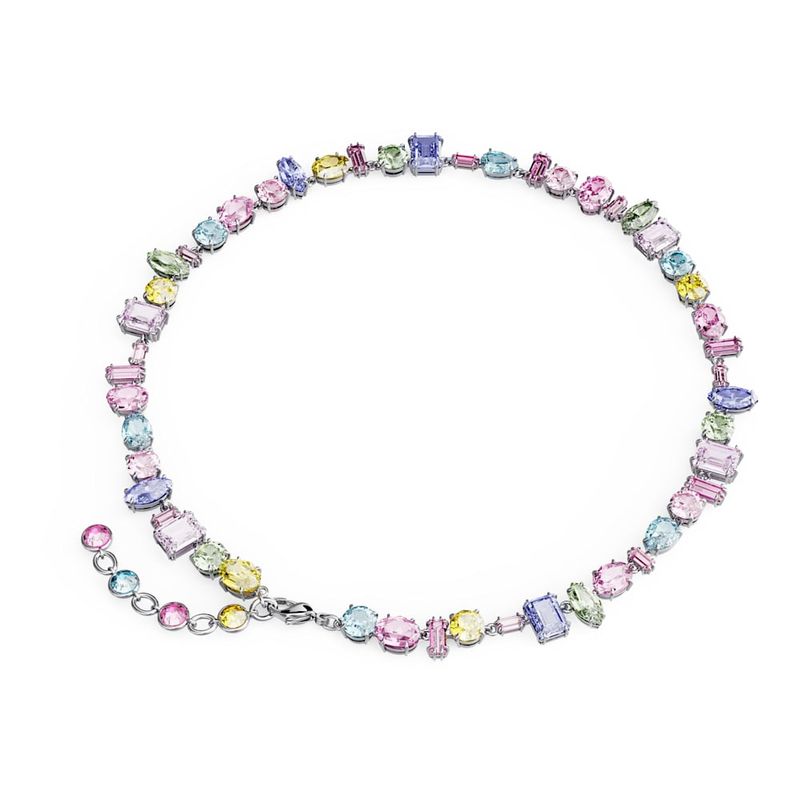 Collar-Gema-Tallas-mixtas-Multicolor-Baño-de-rodio