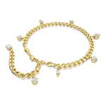 Pulsera-y-tobillera-Dextera-Tallas-mixtas-Blancas-Baño-tono-oro