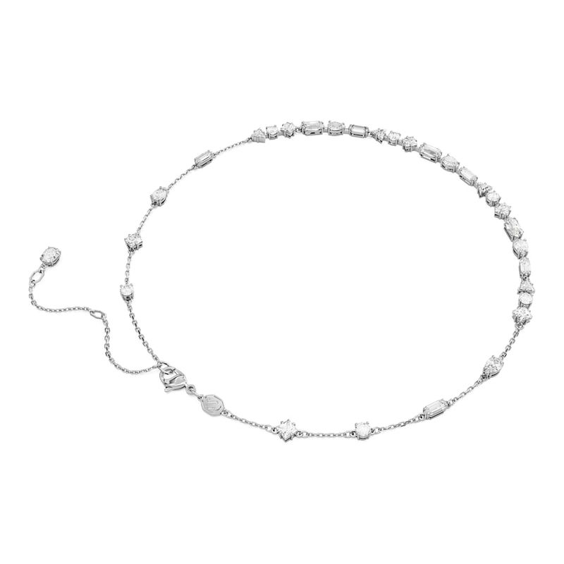 Collar-Mesmera-Tallas-mixtas-Diseño-distribuido-Blanco-Baño-de-rodio