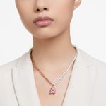 Colgante-Teddy-Oso-Rosa-Baño-tono-oro-rosa