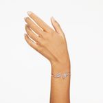 Brazalete-Nice-Pluma-Blanco-Baño-tono-oro-rosa