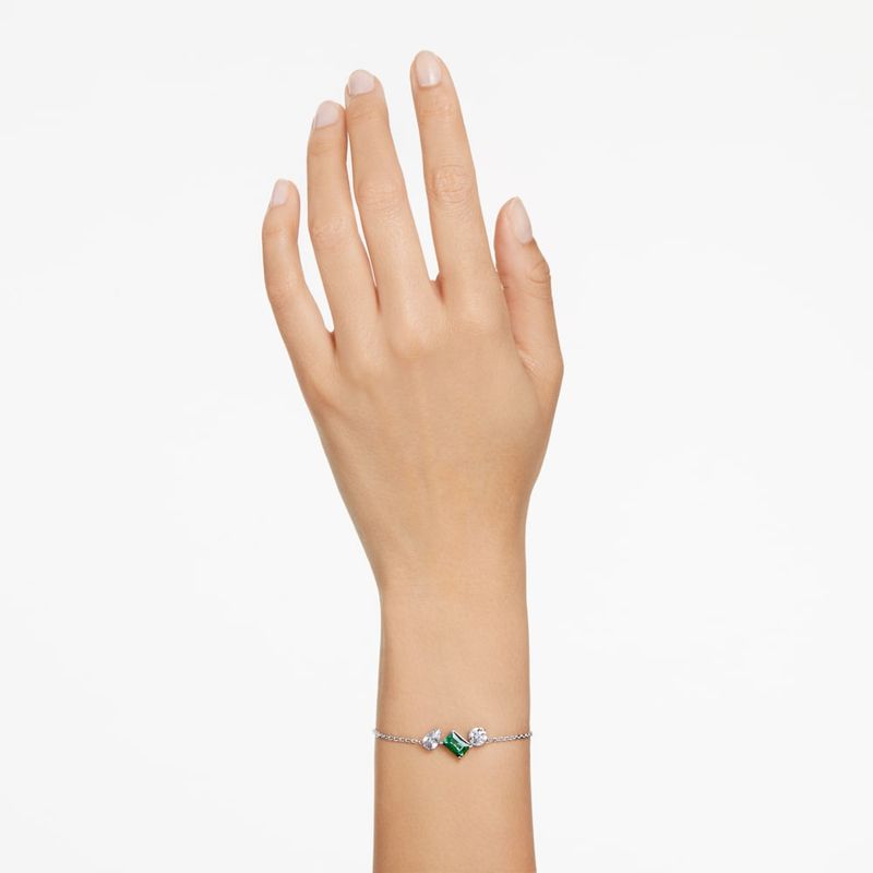 Pulsera-Mesmera-Tallas-mixtas-Verde-Baño-de-rodio