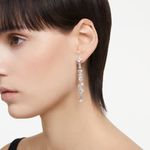 Pendientes-Mesmera-Tallas-mixtas-Largos-Blancos-Baño-de-rodio