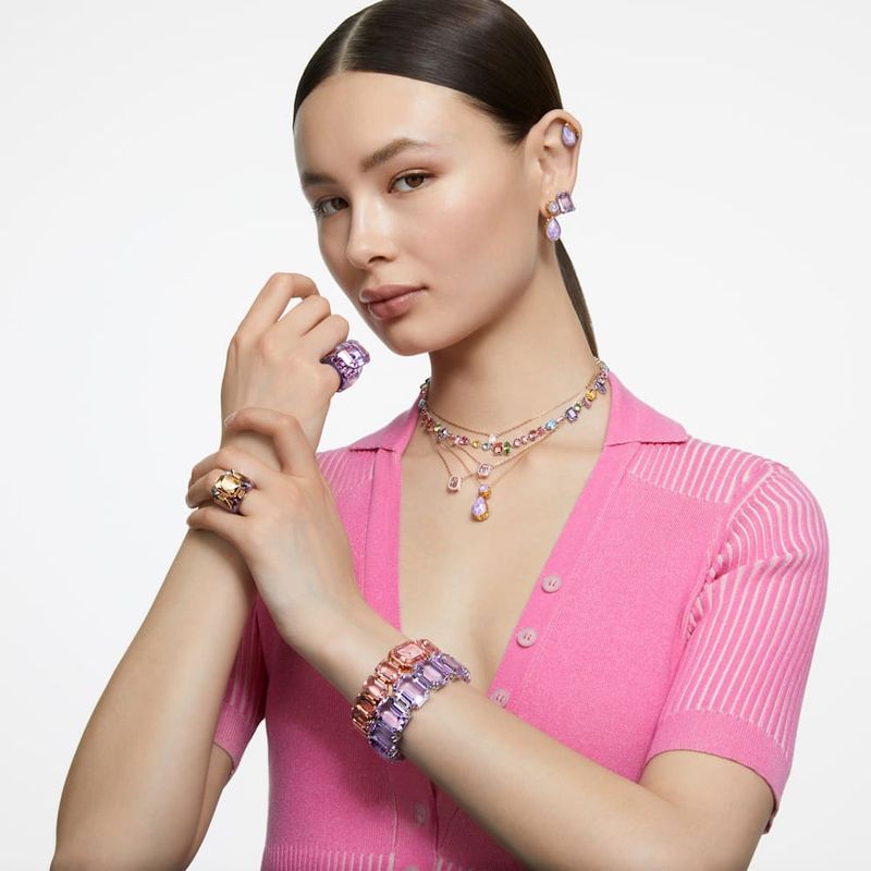 Collar-Gema-Tallas-mixtas-Multicolor-Baño-de-rodio