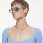 Conjunto-Swarovski-Iconic-Swan-Cisne-Azul-Baño-de-rodio