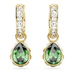 Pendientes-Stilla-Talla-pera-Verdes-Baño-tono-oro