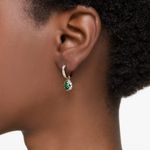 Pendientes-Stilla-Talla-pera-Verdes-Baño-tono-oro