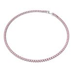 Collar-Matrix-Tennis-Talla-redonda-Pequeño-Rosa-Baño-de-rodio