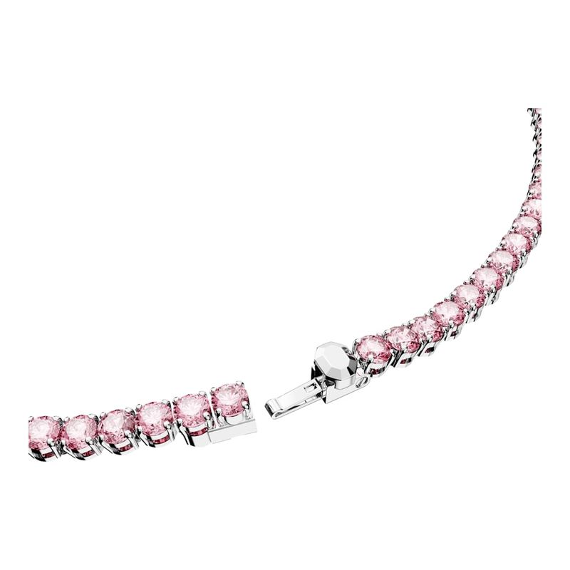 Collar-Matrix-Tennis-Talla-redonda-Pequeño-Rosa-Baño-de-rodio