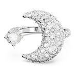 Anillo-abierto-Luna-Luna-Blanco-Baño-de-rodio