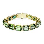 Pulsera-Millenia-Talla-octogonal-Degradado-de-color-Verde-Baño-tono-oro