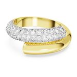 Anillo-de-coctel-Dextera-Blanco-Baño-tono-oro