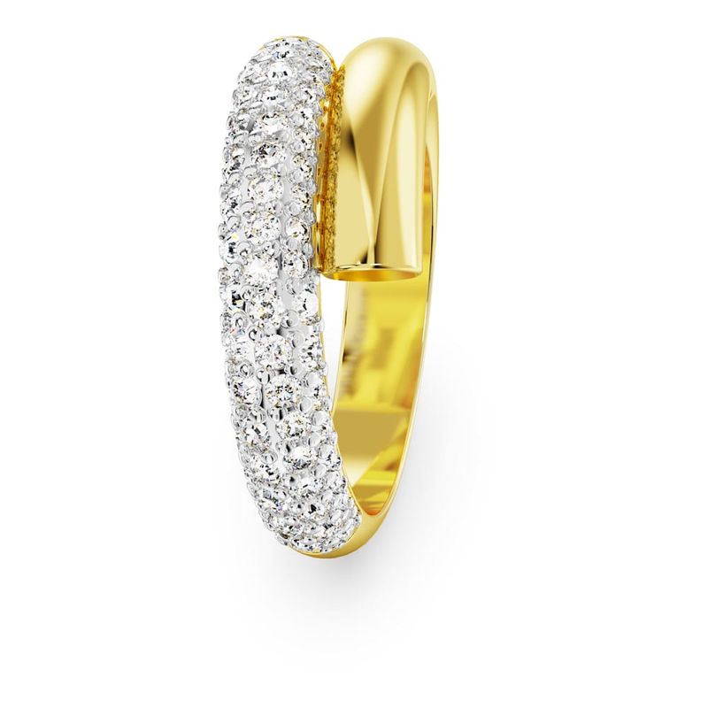 Anillo-de-coctel-Dextera-Blanco-Baño-tono-oro