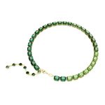 Collar-Millenia-Talla-octogonal-Degradado-de-color-Verde-Baño-tono-oro
