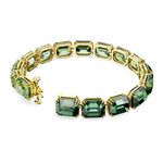 Pulsera-Millenia-Talla-octogonal-Degradado-de-color-Verde-Baño-tono-oro