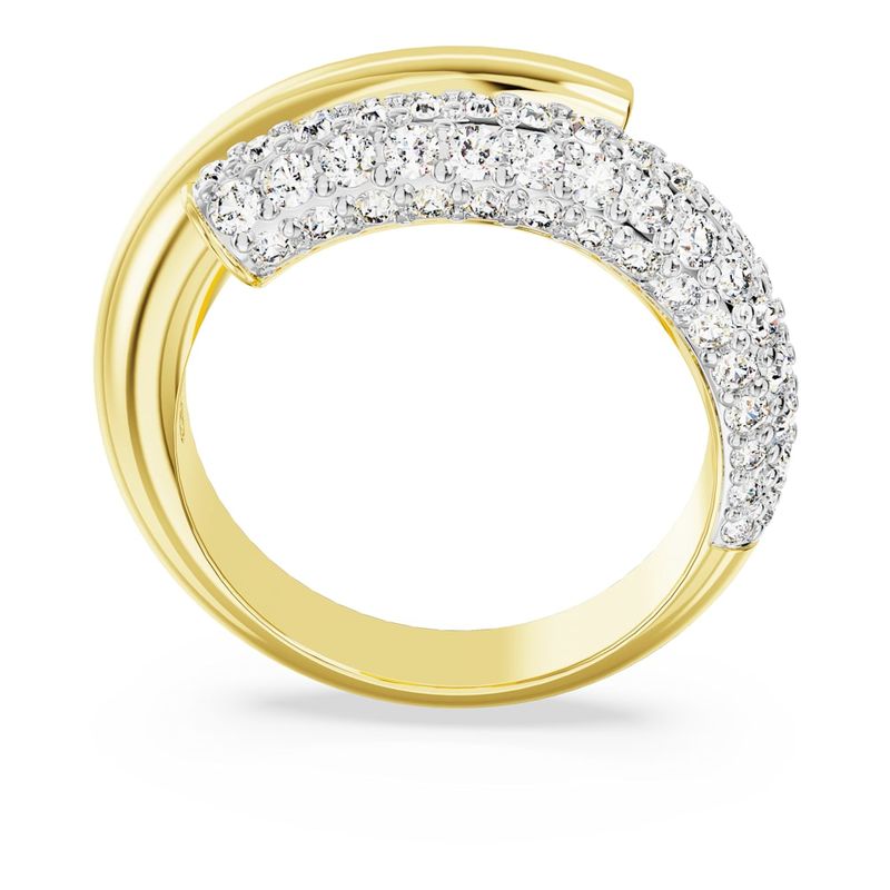 Anillo-de-coctel-Dextera-Blanco-Baño-tono-oro
