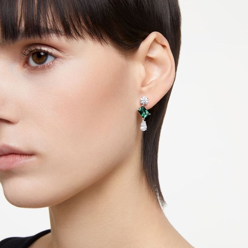 Pendientes-Mesmera-Tallas-mixtas-Verdes-Baño-de-rodio
