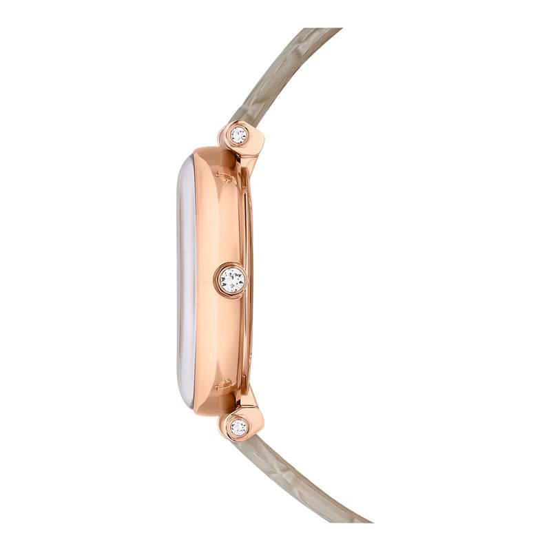 Reloj-Crystalline-Wonder-Fabricado-en-Suiza-Correa-de-piel-Beige-Acabado-tono-oro-rosa