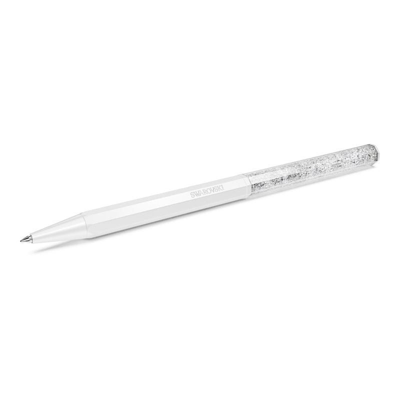 Boligrafo-Crystalline-Forma-octagonal-Blanco-Lacado-blanco