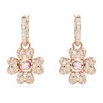 Pendientes-Idyllia-Trebol-Blancos-Baño-tono-oro-rosa