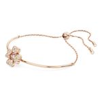 Pulsera-Idyllia-Trebol-Blanca-Baño-tono-oro-rosa