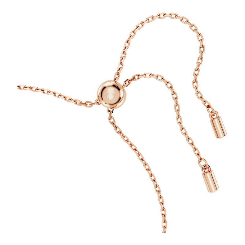 Pulsera-Idyllia-Trebol-Blanca-Baño-tono-oro-rosa