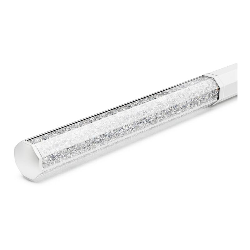 Boligrafo-Crystalline-Forma-octagonal-Blanco-Lacado-blanco