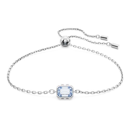 Pulsera Stilla, Talla rectangular, Azul, Recubrimiento en rodio