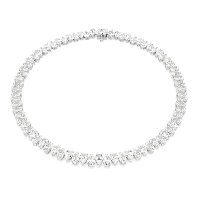 Collar-Matrix-Talla-pera-Blanco-Recubrimiento-en-rodio