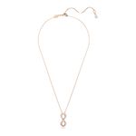 Colgante-Hyperbola-Simbolo-del-infinito-Blanco-Baño-tono-oro-rosa