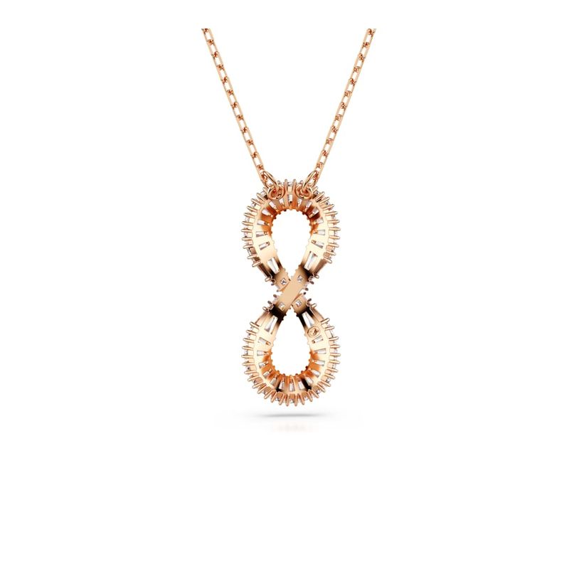 Colgante-Hyperbola-Simbolo-del-infinito-Blanco-Baño-tono-oro-rosa