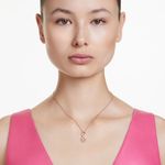 Colgante-Hyperbola-Simbolo-del-infinito-Blanco-Baño-tono-oro-rosa