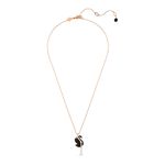 Colgante-Swarovski-Iconic-Swan-Cisne-Negro-Baño-tono-oro-rosa