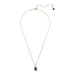 Colgante-Swarovski-Iconic-Swan-Cisne-Pequeño-Negro-Baño-tono-oro-rosa