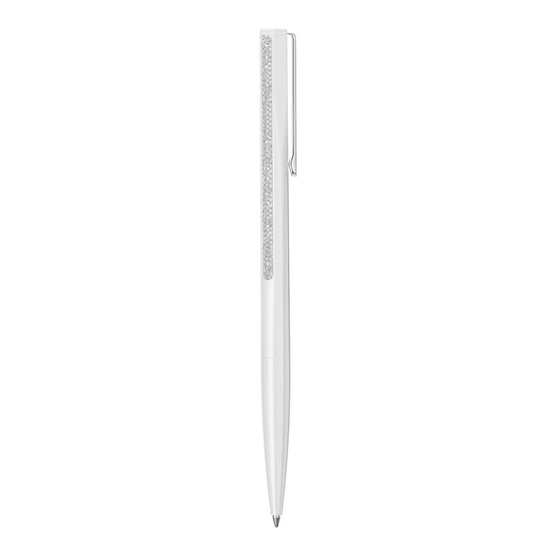 Boligrafo-Crystal-Shimmer-Lacado-blanco-cromado