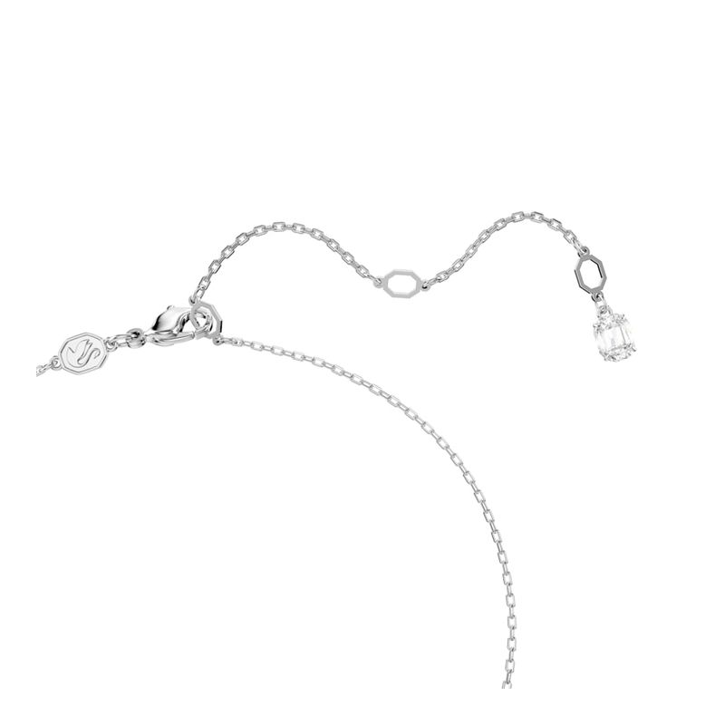 Colgante-Hyperbola-Simbolo-del-infinito-Blanco-Recubrimiento-en-rodio
