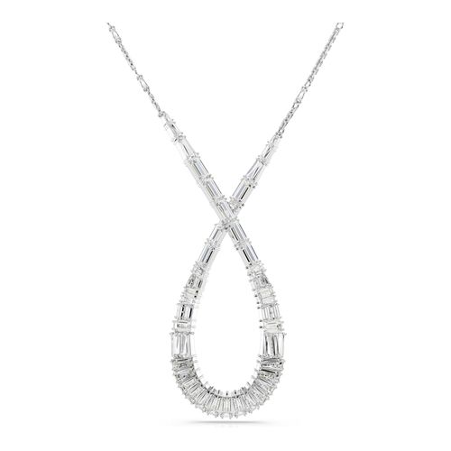 Colgante Hyperbola, Tallas mixtas, Símbolo del infinito, Blanco, Recubrimiento en rodio