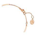 Brazalete-Hyperbola-Simbolo-del-infinito-Blanco-Baño-tono-oro-rosa