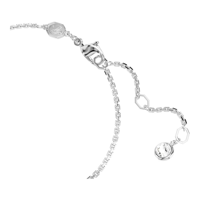Pulsera-Hyperbola-Simbolo-del-infinito-Blanca-Recubrimiento-en-rodio
