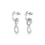 Pendientes-Hyperbola-Simbolo-del-infinito-Blancos-Recubrimiento-en-rodio