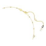 Collar-Imber-Talla-redonda-Diseño-distribuido-Blanco-Baño-tono-oro