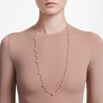 Collar-Imber-Talla-redonda-Blanco-Baño-tono-oro