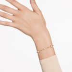 Pulsera-Imber-Talla-redonda-Blanca-Recubrimiento-tono-oro