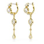 Pendientes-Imber-Talla-redonda-Blancos-Combinacion-de-acabados-metalicos