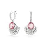 Pendientes-Idyllia-Caracola-Rosas-Recubrimiento-en-rodio
