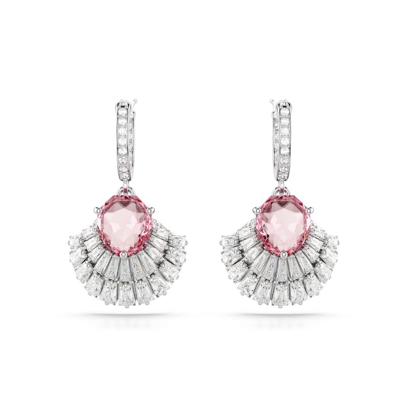 Pendientes-Idyllia-Caracola-Rosas-Recubrimiento-en-rodio