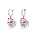 Pendientes-Idyllia-Caracola-Rosas-Recubrimiento-en-rodio