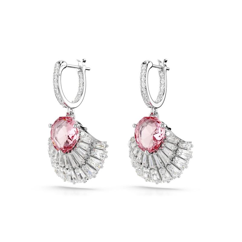Pendientes-Idyllia-Caracola-Rosas-Recubrimiento-en-rodio
